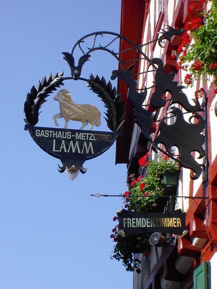 Hotel & Restaurant Lamm Мосбах Экстерьер фото